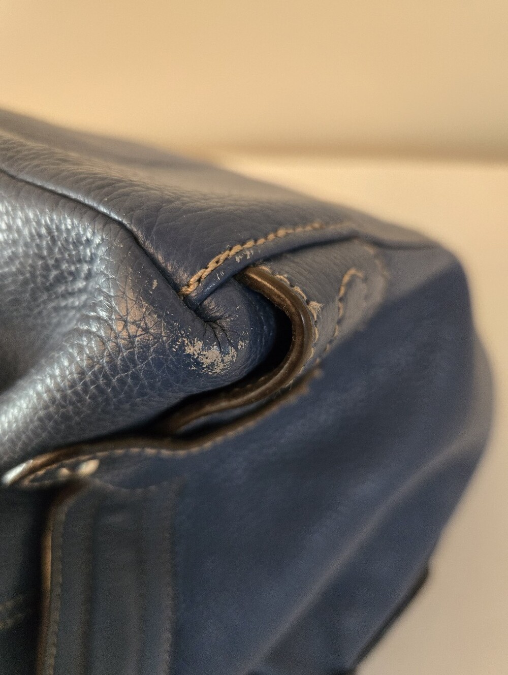 Tignanello Blue Shoulder Bag Satchel - Picture 7 of 16